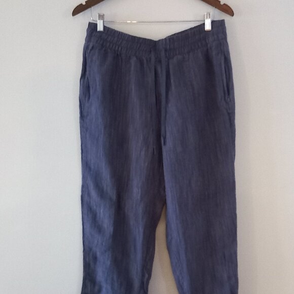 ATHLETA blue linen pants - Picture 3 of 9